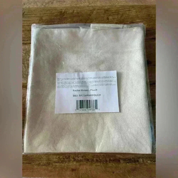 NEW Rachel Miriam Eve Clutch ~ Pebble Leather ~ Winter White - Picture 10 of 11